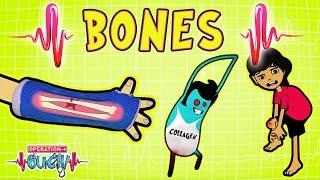 Science for kids | BREAKING BONES | Experiments for kids | Operation Ouch