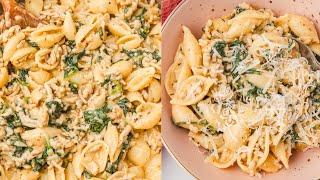 CHICKEN SPINACH PASTA