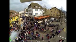 Abschuss an der Fasnacht Laufen DJI Phantom