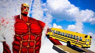 Cars vs Colossal Titan | Teardown