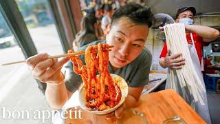 We Tried China’s Iconic Sichuan Sweet Water Noodles | Street Eats | Bon Appétit