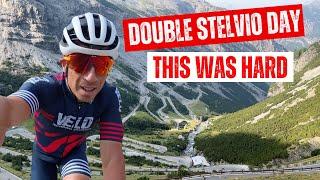 We climbed Stelvio TWICE (67 Miles with 11,480ft of climbing)