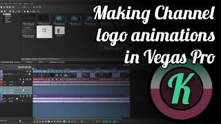 Making YouTube channel animations and video layer masks in Vegas Pro