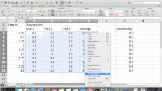 Processing Data in Excel