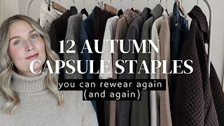 12 AUTUMN CAPSULE STAPLES you can rewear again (and again) 