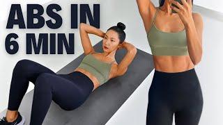 THE BEST SEXY ABS WORKOUT - 6 Minutes Challenge | No repeat