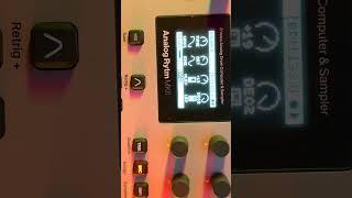ELEKTRON ANALOG RYTM NEW OS 1.70 Euclidean sequencer mode + New machines