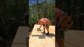 full roof build #build #construction #howto #reels #frame #house #ideas #builder