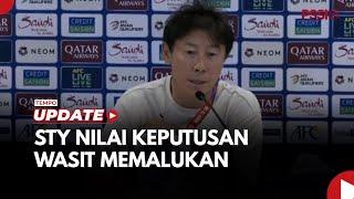 Komentar Keras Shin Tae-yong soal Keputusan Wasit yang Sahkan Gol Telat Bahrain