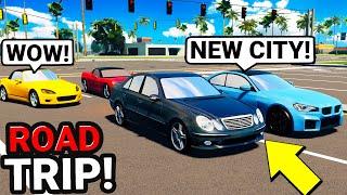 Road Trip to a New Super Car City! (Roblox Roleplay)