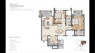 Sobha City, Resale, Floor Plan, Sector 108 Gurgaon, Dwarka Expressway