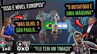 "É BRASILEIRÃO OU LIBERTADORES?" ESPANTO TV ARGENTINA ● BOTAFOGO X SÃO PAULO, FLUMINENSE ATLÉTICO-MG