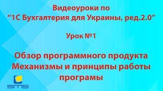 Обучение по программе 1С Бухгалтерия для Украины, редакция 2.0. Урок 1