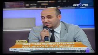 Dr. Tarek Nazer il trateaza de gonartroza pe tatal Marei Banica printr-o metoda minim invaziva.