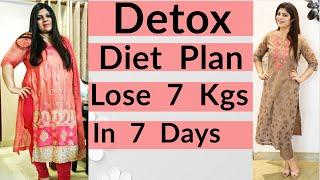 Detox Diet Plan In Hindi | Diet Plan To Lose 7 Kgs In 7 Days | Dr.Shikha Singh