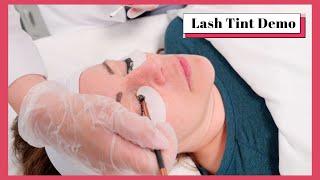 How to Lash Tint | New Oxidant Free Eyelash Tint Process |Best Lash Videos