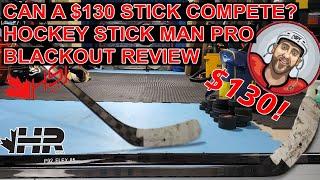 Can a $130 hockey stick compete with the $400 sticks? Hockey Stick Man Pro Blackout Review