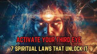 Chosen One: 7 Spiritual Laws That Activate Your Third Eye (And 3 That Shut It Down)