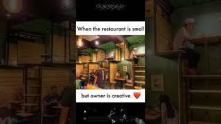 small space restaurant design / compact restaurant / creative restaurant design