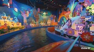 Knockoff of 'It's a Small World' China Version | The Tune Tour Boat Dark Ride