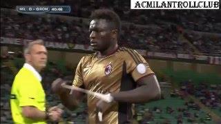 Sulley Muntari fight refere Ac Milan vs Roma (2013-2014) HD