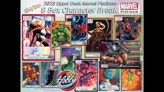 2023 Upper Deck MARVEL PLATINUM 8 Box CHARACTER Break #16 eBay 11/22/24