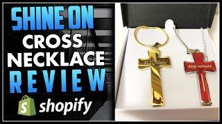 Shine On Cross Necklace | Shopify Print On Demand Product Review