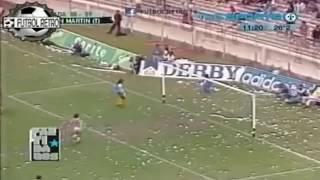 Tercer Gol de Vidal González a Boca (Boca Juniors 1-6 San Martín de Tucumán) Campeonato 1988/89