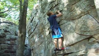 Climbing at Moss Rock