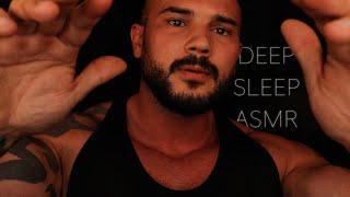 ASMR for Deep Sleep with a Gentle Touch (DARK SCREEN) Safe Male Personal Attention