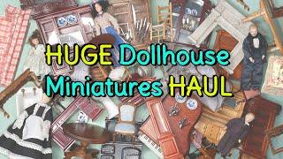 Pre-Loved, Broken & New DOLLHOUSE Furniture, Accessories & Dolls Haul #MiniaturesHaul #DollhouseHaul