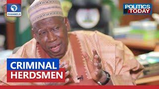 How NIN Can Be Used To Identify Criminal Herdsmen - Ganduje