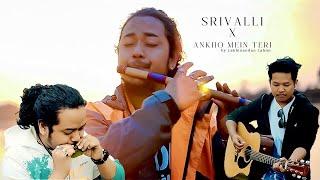 Srivalli x Ankho Mein Teri | Leaf Music | Pushpa × Om Shanti Om | Flute Version by Lakhinandan Lahon