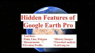 Hidden features of Google Earth Pro |Hindi|Urdu