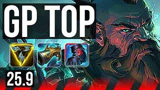 GANGPLANK vs CASSIOPEIA (TOP) | 5/0/5 | KR Diamond | 25.9