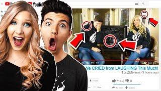 REACTING to OUR FIRST VIDEO TOGETHER! (Bri and PrestonPlayz QnA)