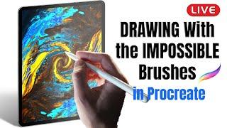 Drawing with the Impossible Brushes in Procreate (Livestream Recording)