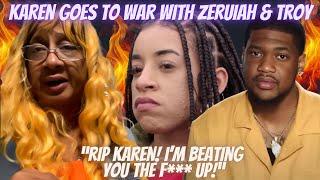 Troy's mom Karen GOES TO WAR with Zeruiah and Troy & threatens to call CPS! #loveafterlockup #wetv