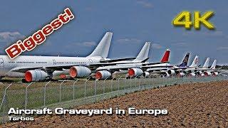 Biggest Aircraft Graveyard [4K] in Europe (Tarbes)