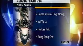 Asiana Pilots names from KTVU News