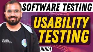 Usability Testing Explained in Hindi | Software Testing Series