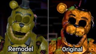 FNAF 2 Remodeled Vs Original