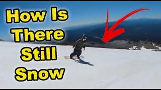 Snowboarding in the United States in MID August