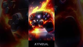 AI turn Game Controller into Fire Art