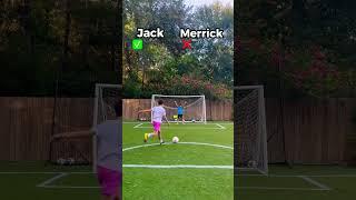 Penalty Kick Challenge V.S My Brother!#football#soccer#futbol#fyp#foryou#tiktok#viral#views#trending