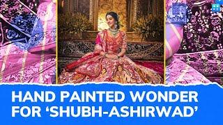 Anant-Radhika Wedding: Newly Wed Radhika Wears Hand Painted Lehenga By Artist Jayasri Burman