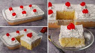 Tres Leches Cake | 3 Milk Cake Recipe | Vanilla Milk Cake | Yummy