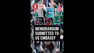 Hundreds rally in KL against US-Israel actions targeting Iran, Gaza