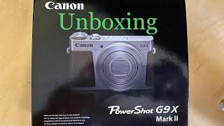 PowerShot G9 X Mark II | Unboxing