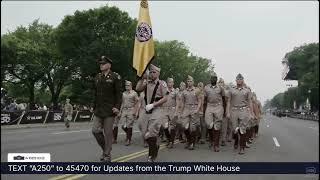 Texas A&M Corps of Cadets at Army 250th Birthday Parade